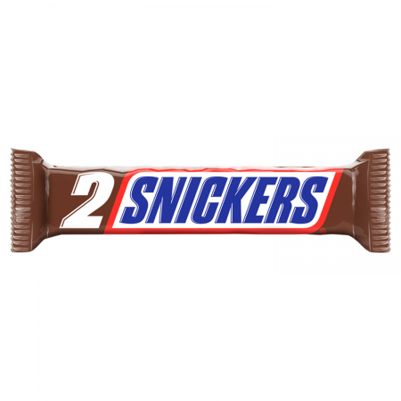 Snickers Baton z nadzieniem i orzeszkami ziemnymi w karmelu i czekoladzie 75 g (2 x 37,5 g)