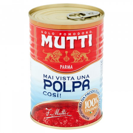 Mutti Pulpa Pomidory drobno krojone bez skórek 400 g