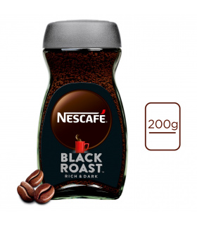 Nescafé Classic Black Roast Kawa rozpuszczalna 200 g