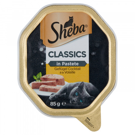 Sheba Classics Karma dla dorosłych kotów koktajl drobiowy 85 g