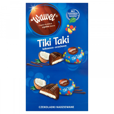 Wawel Tiki Taki kokosowo-orzechowe Czekoladki nadziewane 2,2 kg