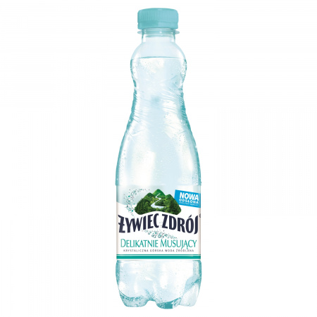Żywiec Zdrój Delikatnie Musujący Woda źródlana 500 ml