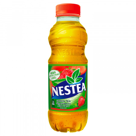 Nestea Napój owocowo-herbaciany o smaku truskawkowym z dodatkiem aloesu 500 ml