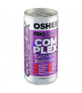 Oshee Pro Shot Complex Suplement diety napój niegazowany o smaku liczi 200 ml